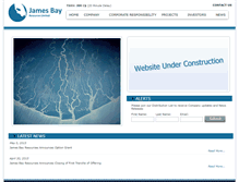 Tablet Screenshot of jamesbayresources.com